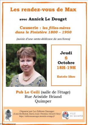 Les Rendez-vous de Max, affiche octobre 2022