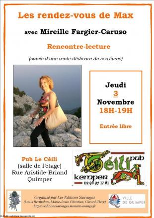 Affiche Rdv de Max  novembre 2022