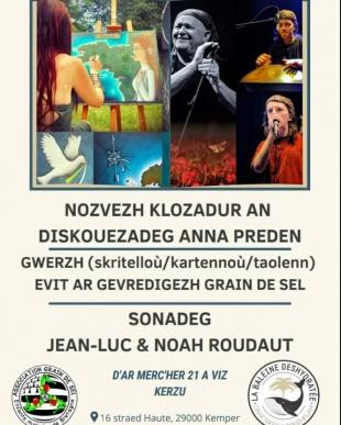 Nozvezh genskoazell evit Grain de sel gant Anna Preden, Noah ha Jean-Luc Roudaut