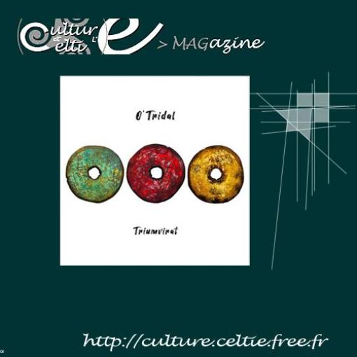 Jaquette du CD d'O'TRIDAL "Triumvirat"