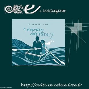 Jaquette du CD de McDONNELL Trio "A family Odyssey"