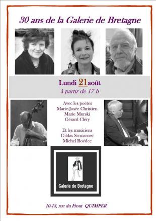 Rencontres Musique & Poésie, Galerie de Bretagne