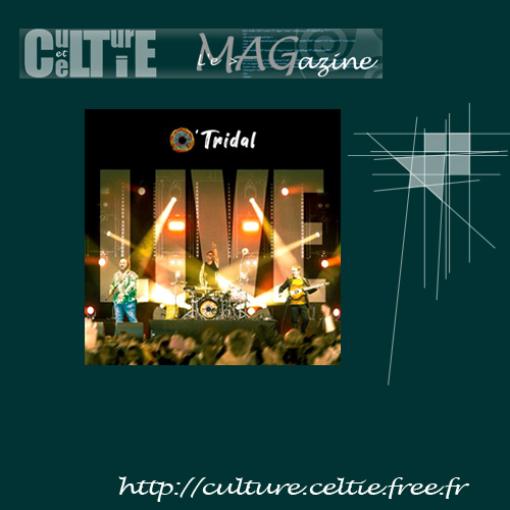 Jaquette du CD d'O'TRIDAL "Live"