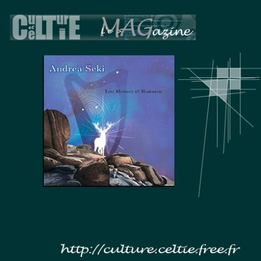 Jaquette du CD d'Andrea SEKI "Lost Memory of Humanity"