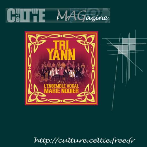 Jaquette du CD TRI YANN "Avec l'Ensemble Vocal MARIE NODIER".