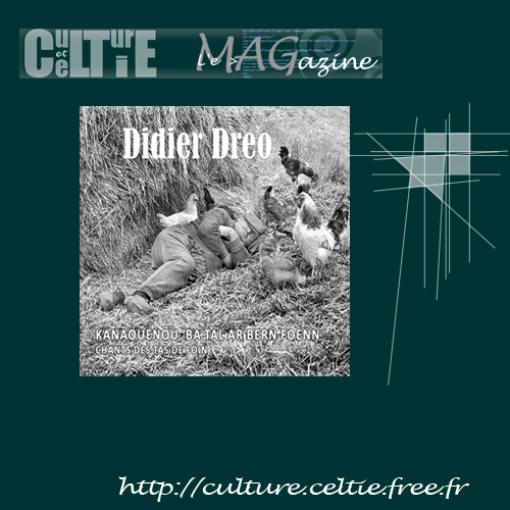 Jaquette du CD de Didier DREO - Kanaouenoù 'ba tal ar bern foenn - Chants des tas de foin