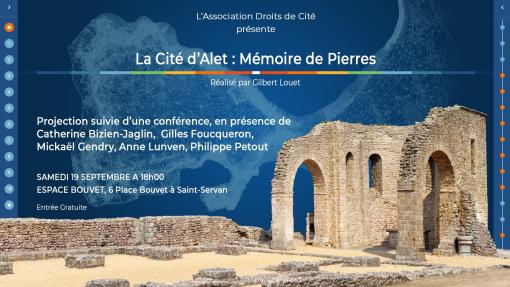 Vestiges de la cathédrale d'Alet / Saint-Servan près de Saint-Malo